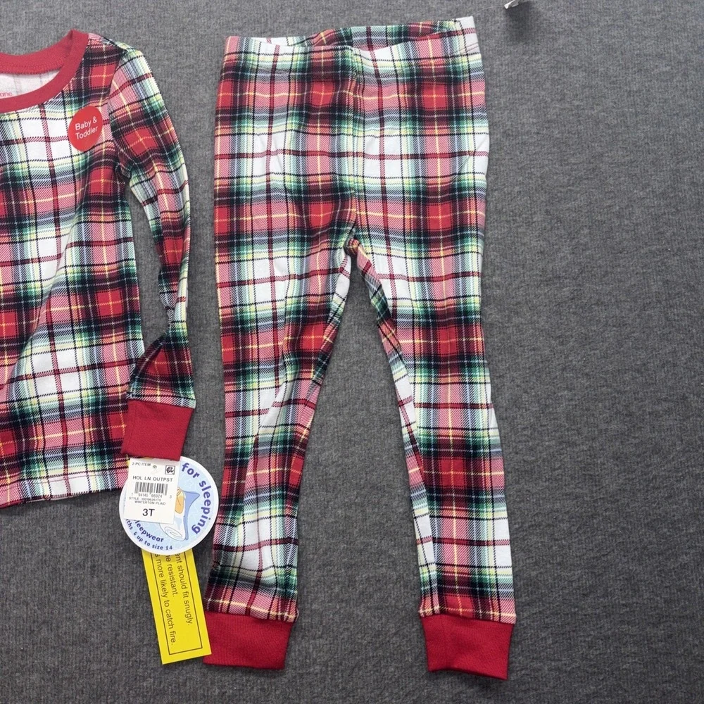 Holiday Lane Little & Big Kids Cotton PAJAMA PANT, Winterton Plaid,‎ Size-3T